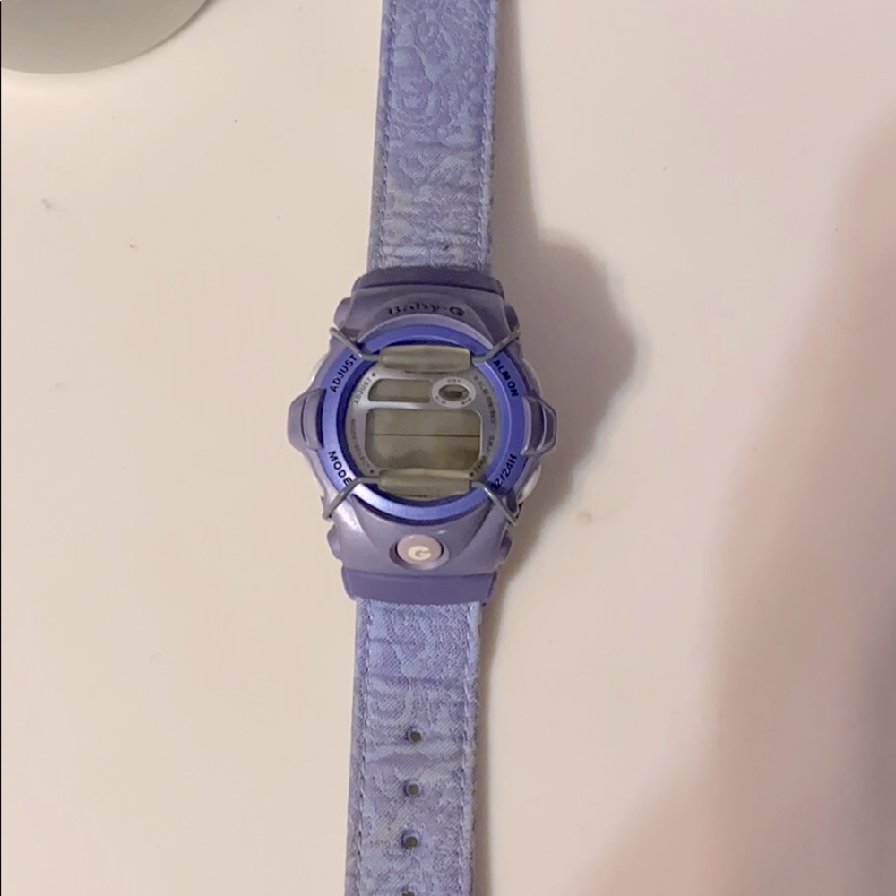 Retro Violet Baby-G watch